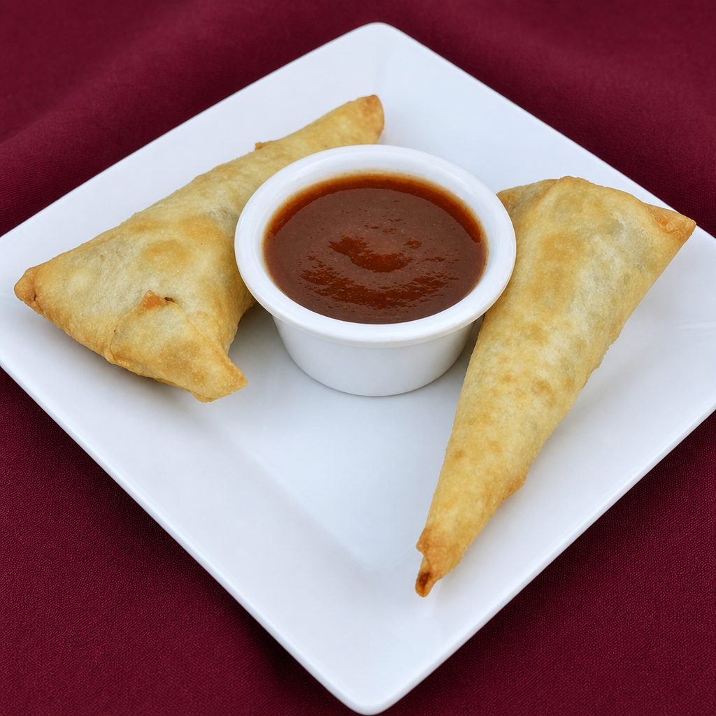 Vegetable Samosa.